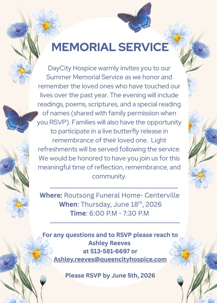 DayCity Hospice Summer Memorial Service