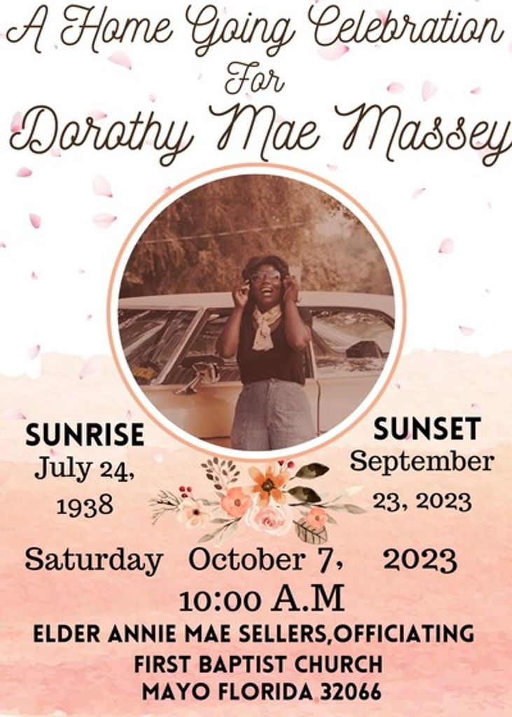 Ms. Dorothy Mae Massey Profile Photo