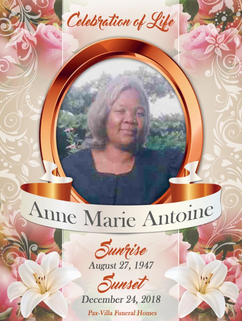 Anne Marie Antoine