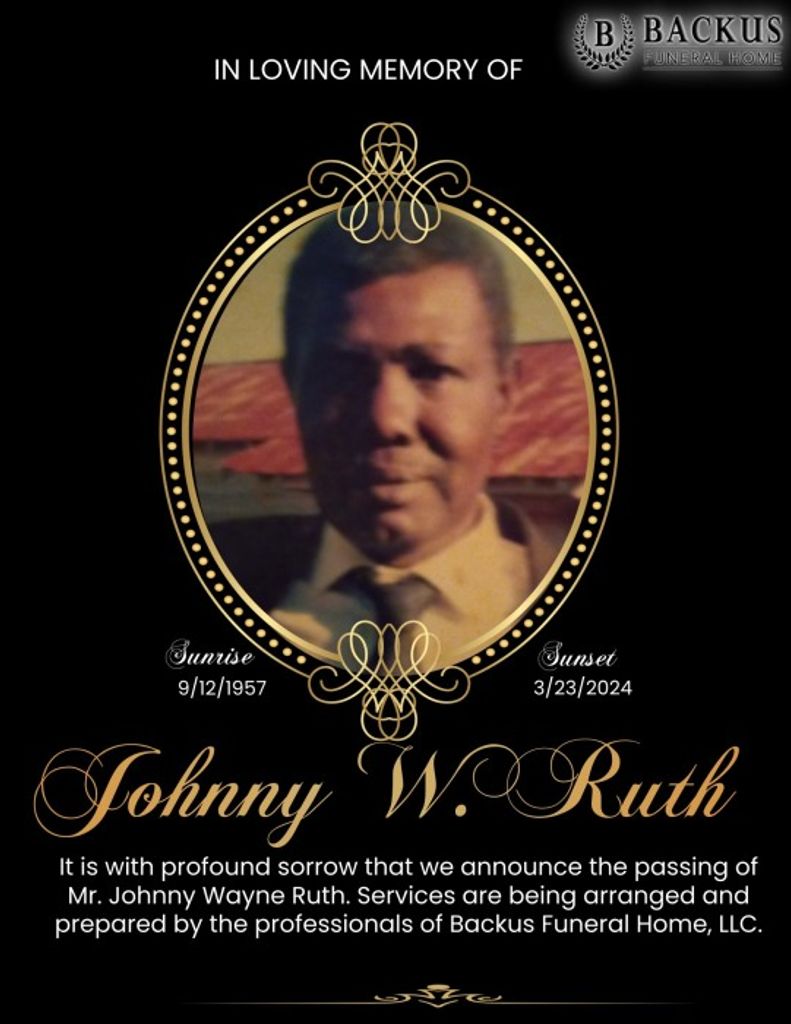 Johnny Wayne Ruth Profile Photo