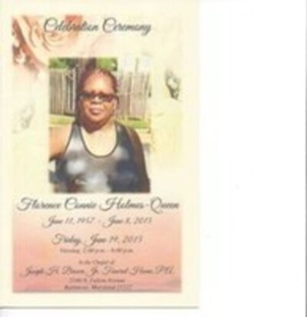 Florence Connie Holmes-Queen