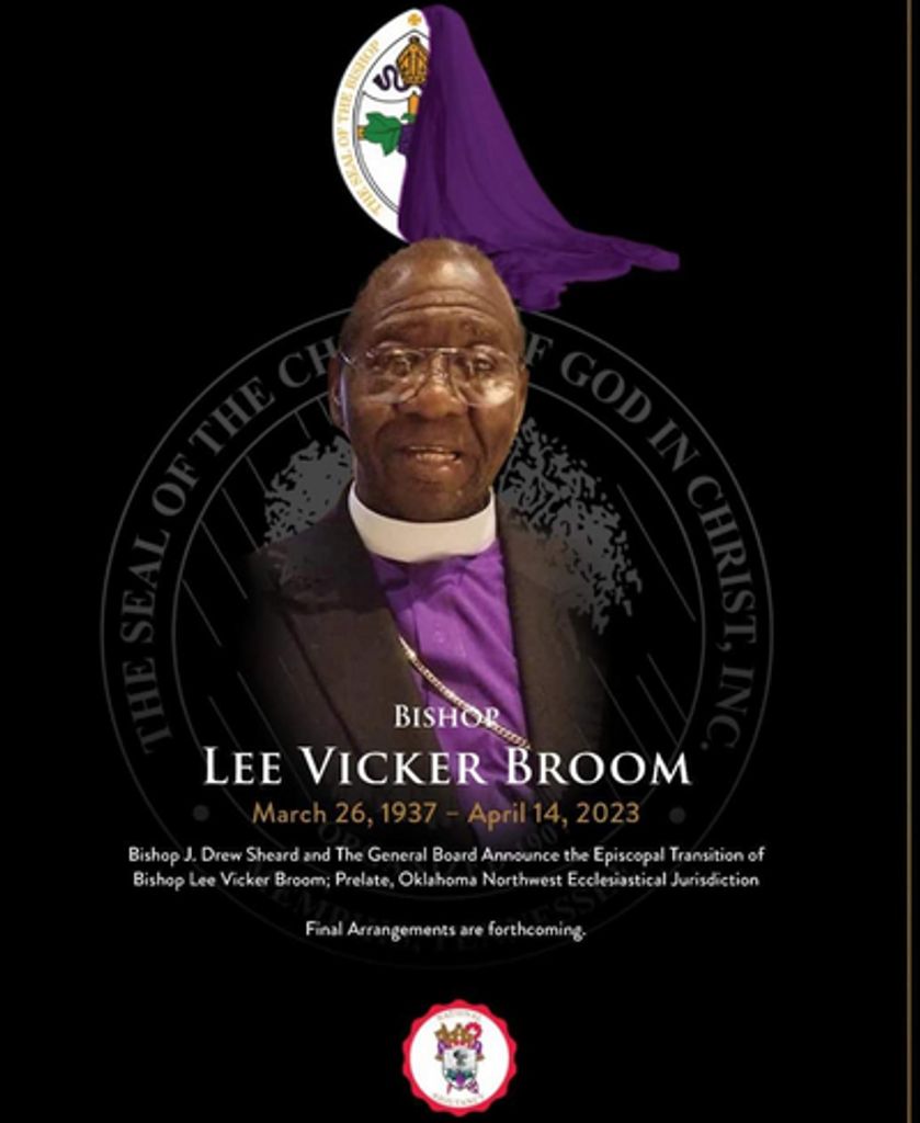 Bishop Lee Vicker Broom Profile Photo