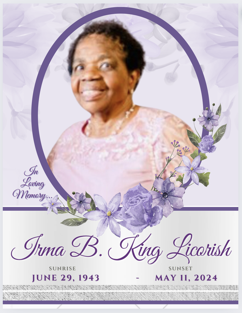 Irma B. King Licorish