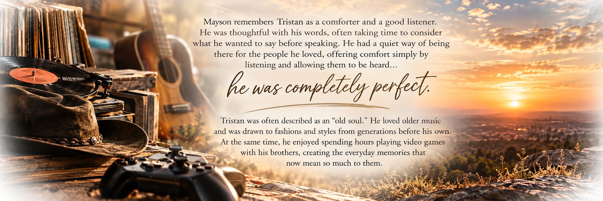 Cover for Tristan Kane Johnston's Obituary
