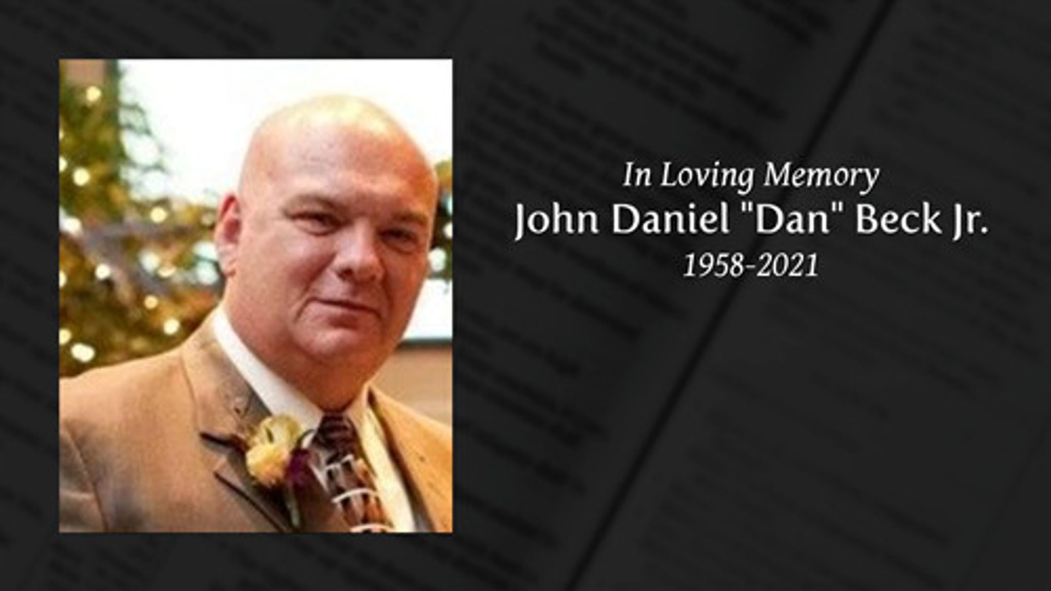 John Daniel "Dan" Beck Jr. photo gallery image 1 of 3
