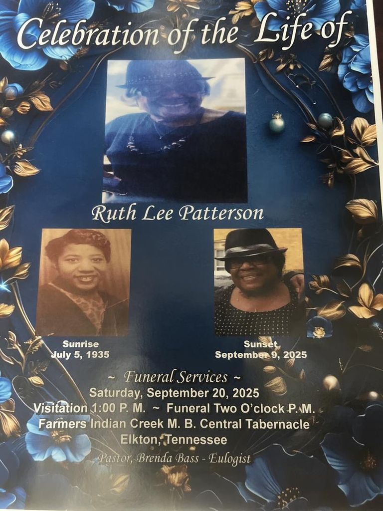 Ruth Lee Suttles Patterson Profile Photo