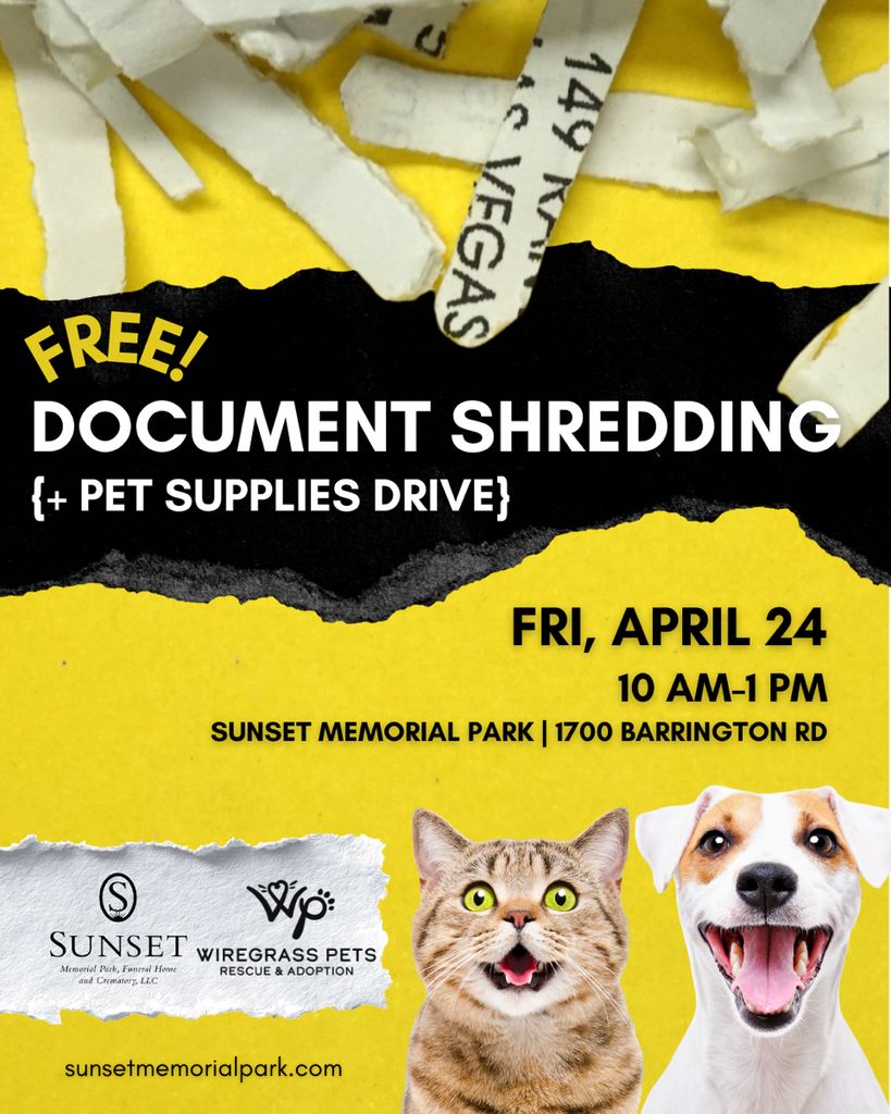Free Document Shredding