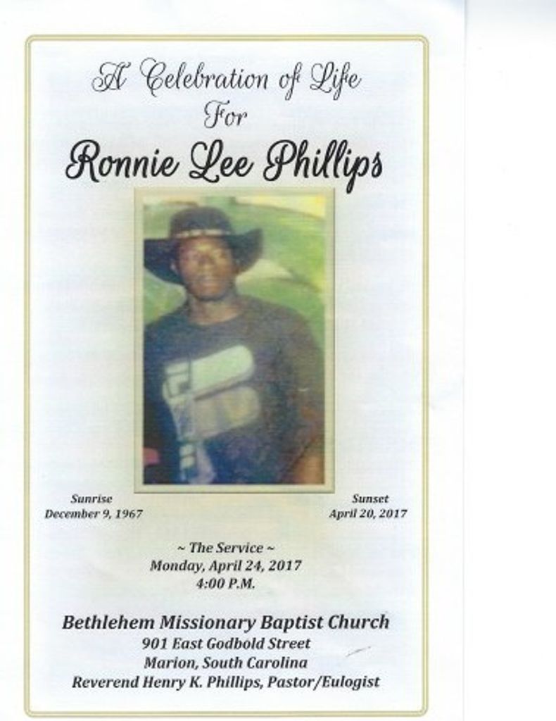 Ronnie Lee Phillips