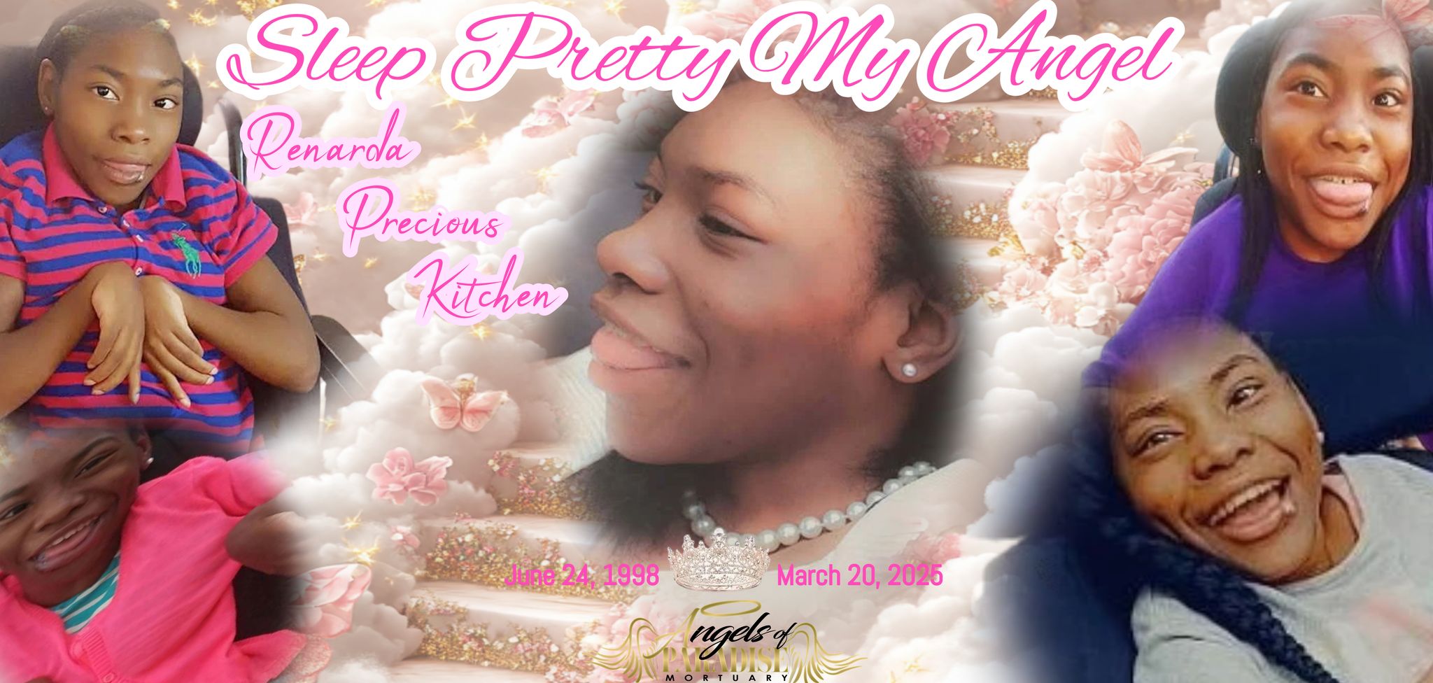 Cover for Renarda Precious Kitchen's Obituary