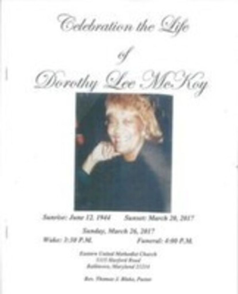 Dorothy L. Mckoy