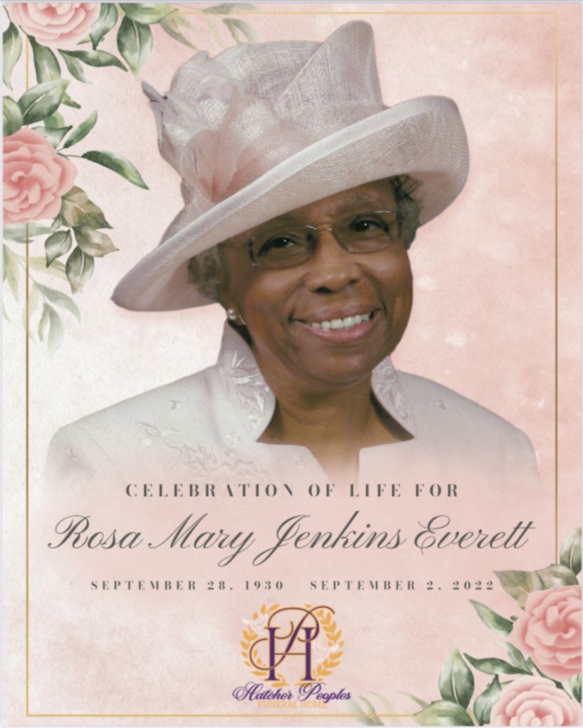 Rosa Mary (Jenkins)  Everett