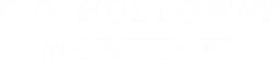 C.O. Holloway Mortuary Logo