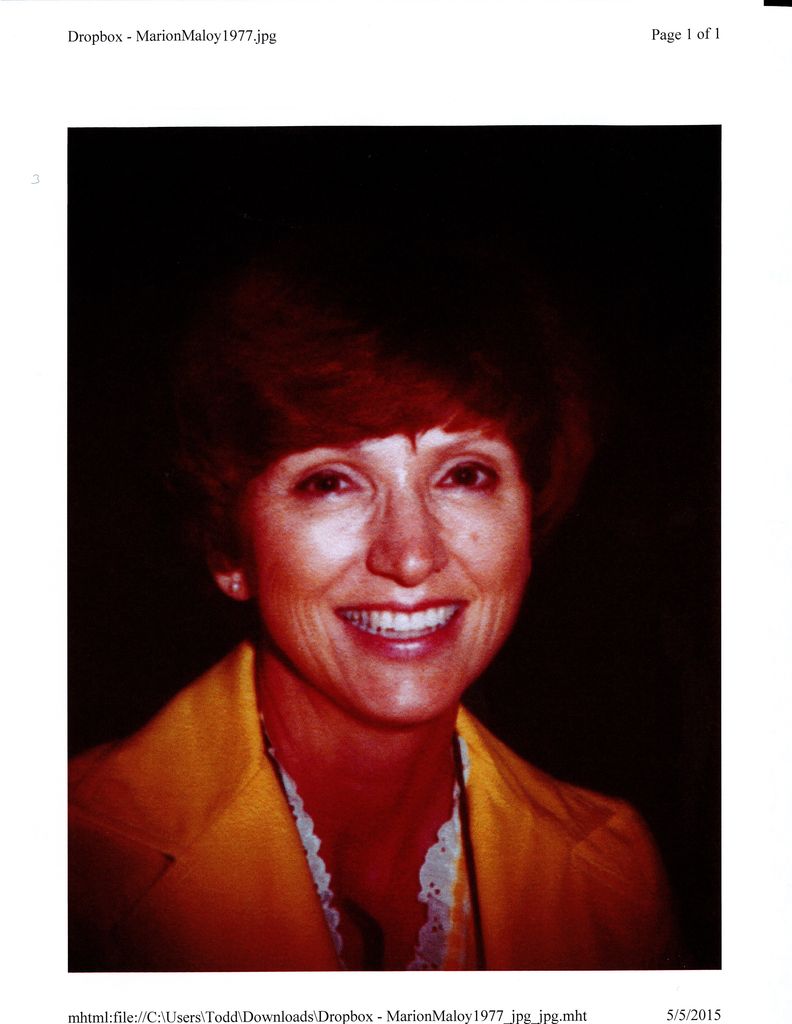 Marion Elizabeth Maloy