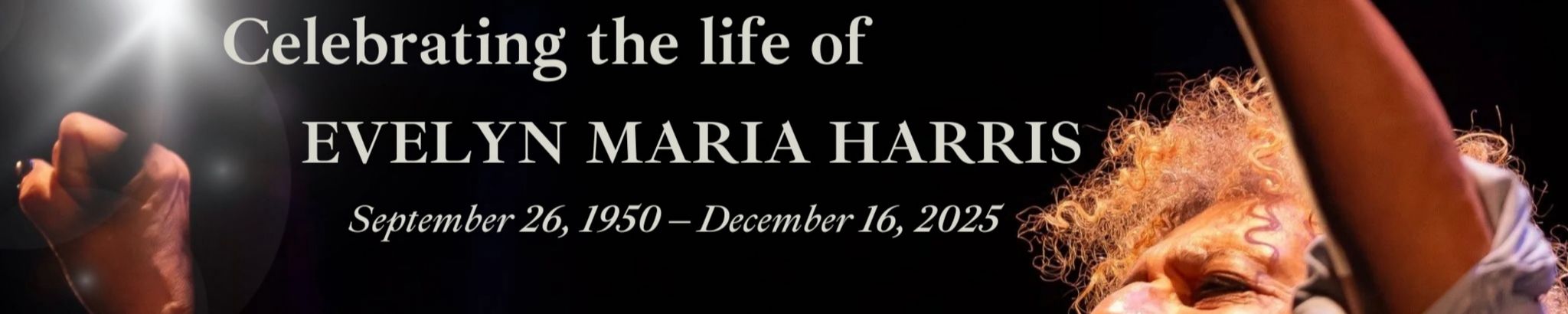 Cover for Evelyn Harris's Obituary
