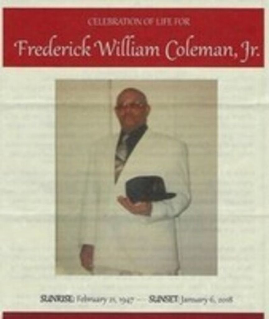 Frederick W. Coleman, Jr.