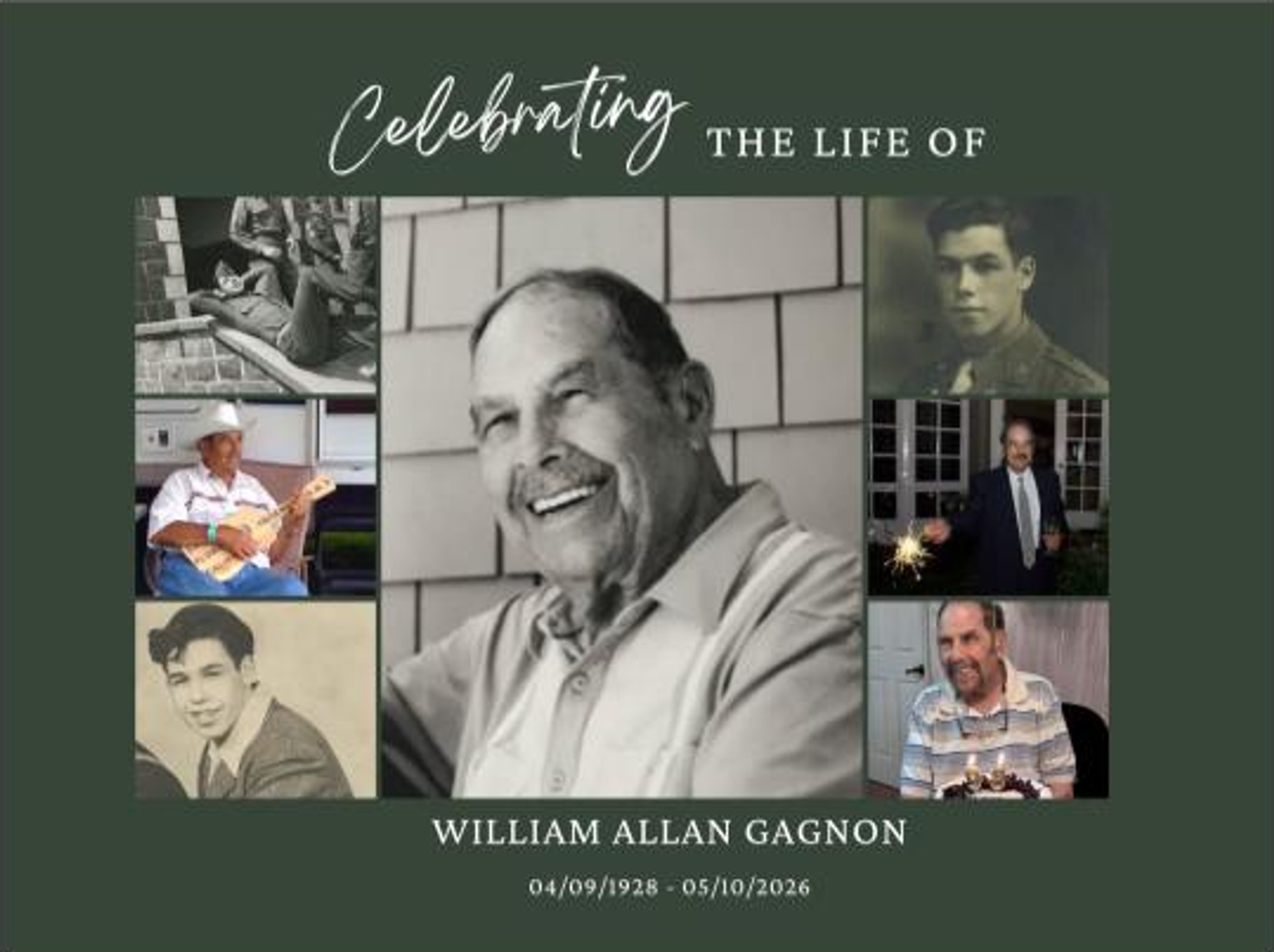Cover for William A. Gagnon's Obituary