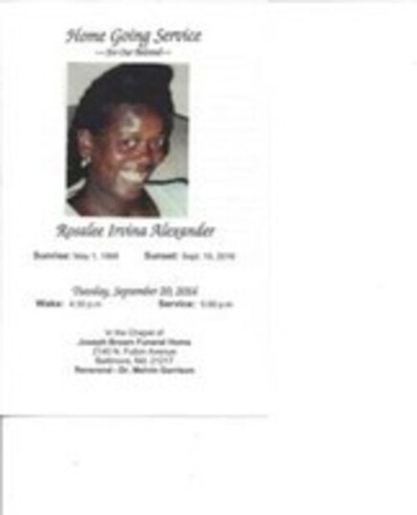 Rosalee I. Alexander