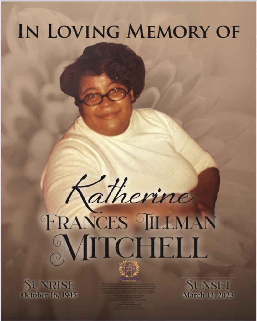 Katherine Frances (Tillman)  Mitchell Profile Photo