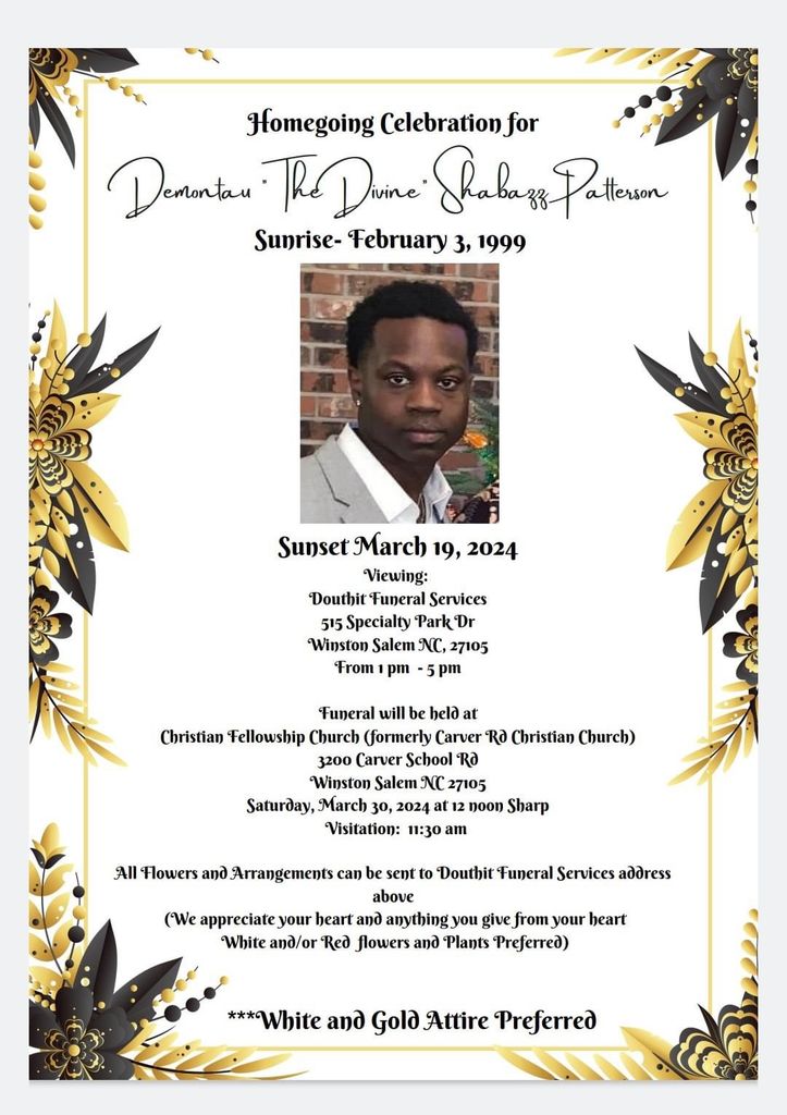 Mr. Demontau Divine Patterson Profile Photo