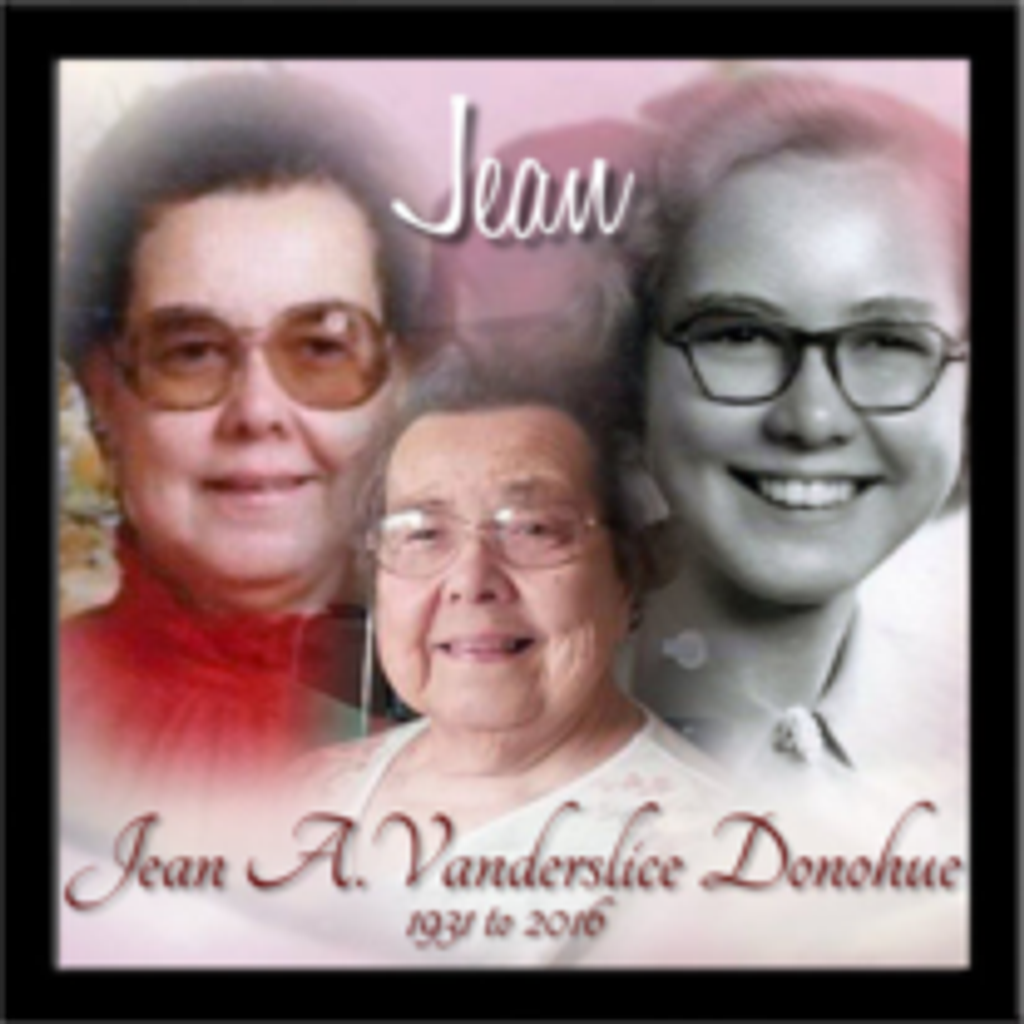 Jean A. (Stahle) Vanderslice Donohue