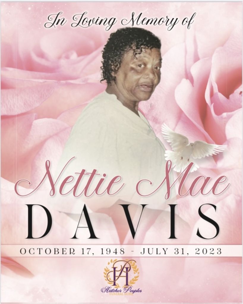 Nettie Mae Davis Profile Photo