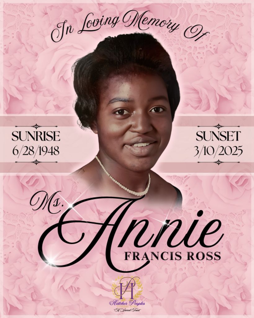 Annie Francis (Reynolds)  Ross