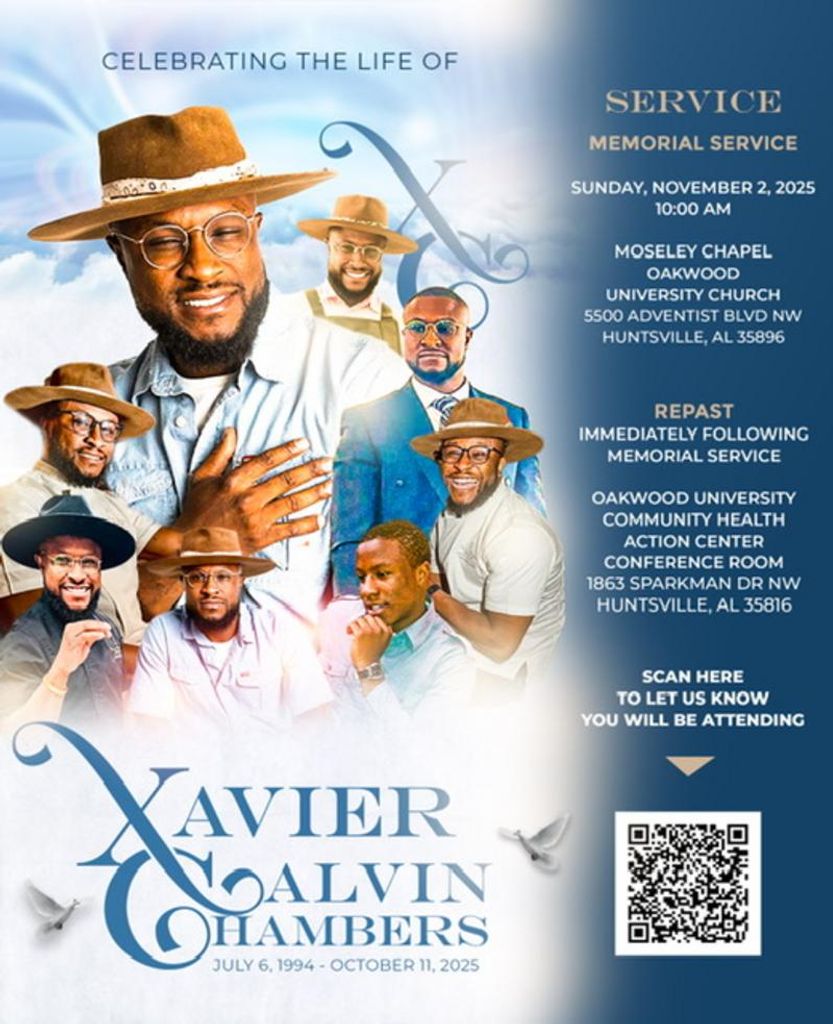 Mr. Xavier Calvin Chambers Profile Photo
