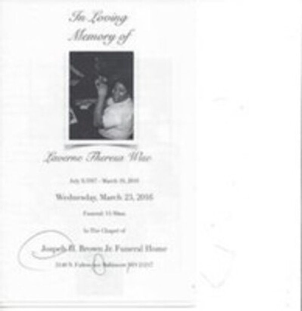 Laverne Theresa Wise