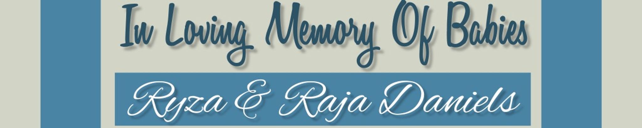 Cover photo for Ryza E Daniels's Obituary