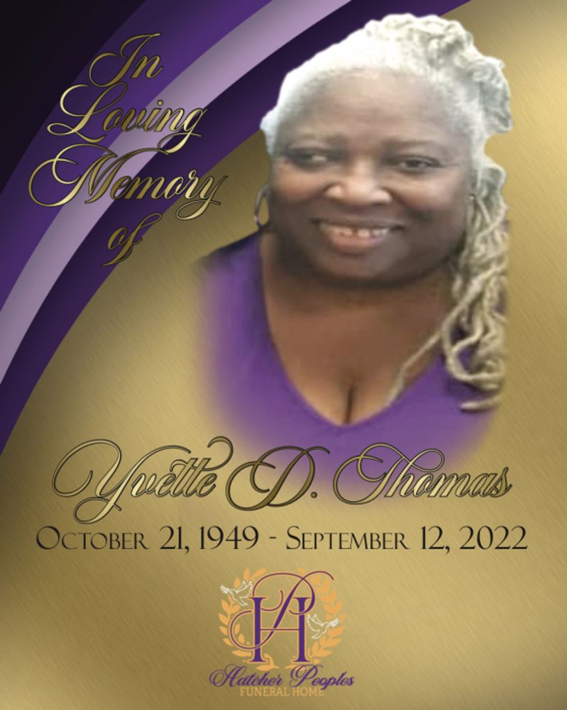 Yvette D Thomas