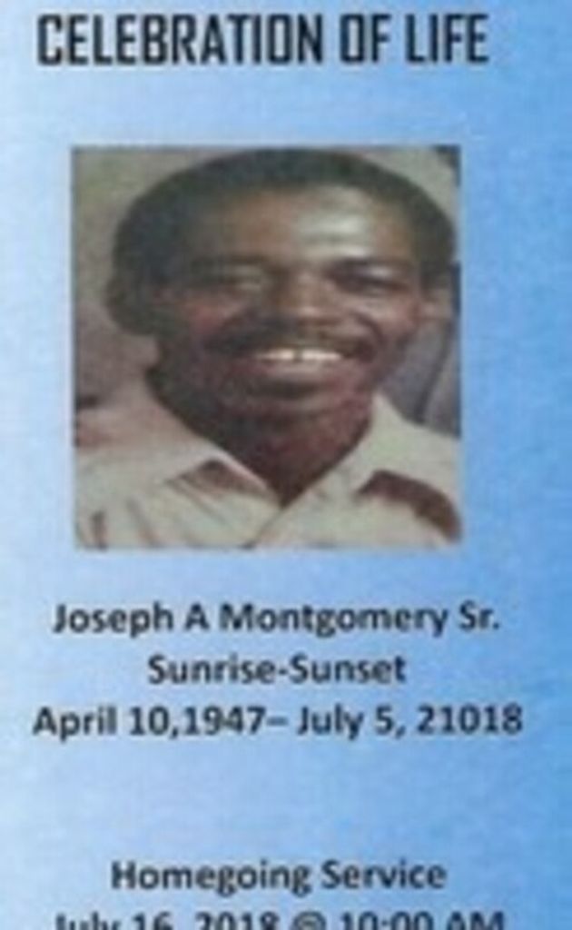Joseph A. Montgomery, Sr.