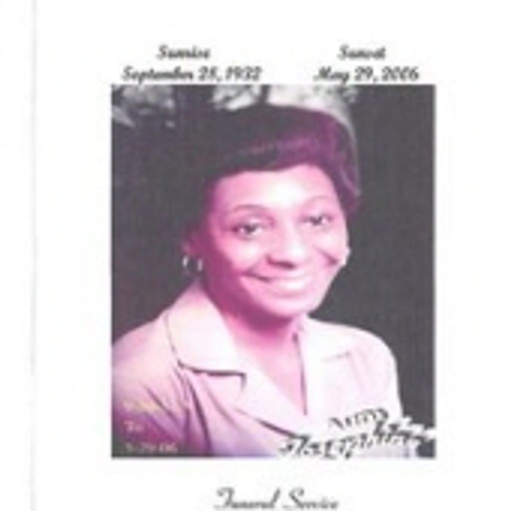 Josephine  Elizabeth Peterson