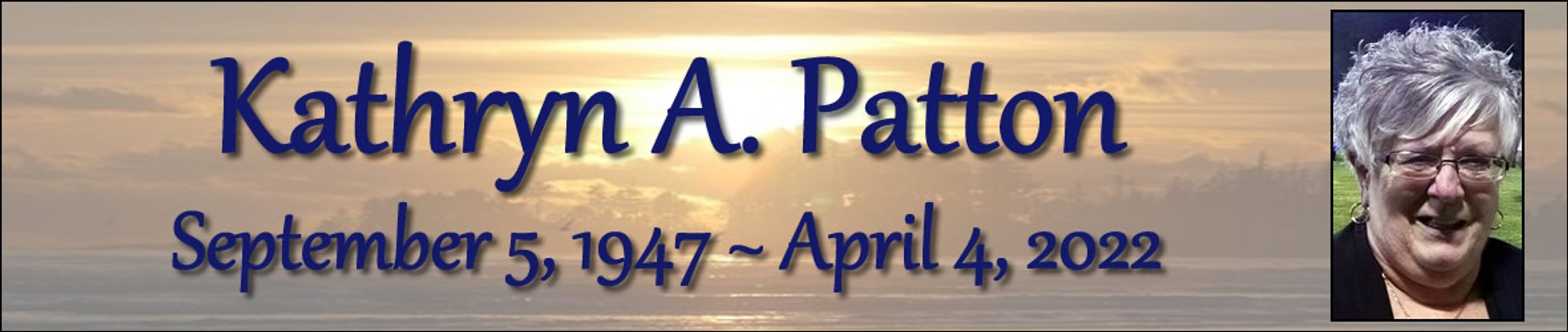 Cover photo for Kathryn Patton's Obituary