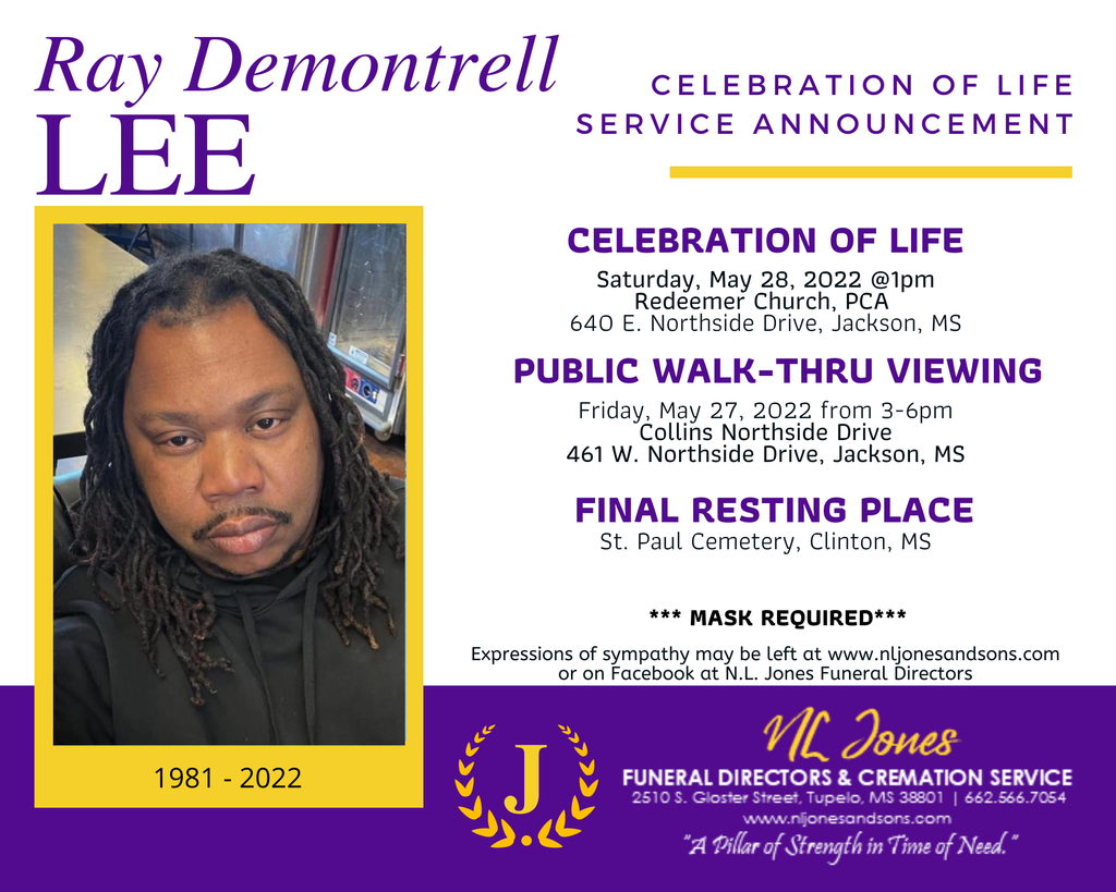 Ray Demontrell Lee Sr.