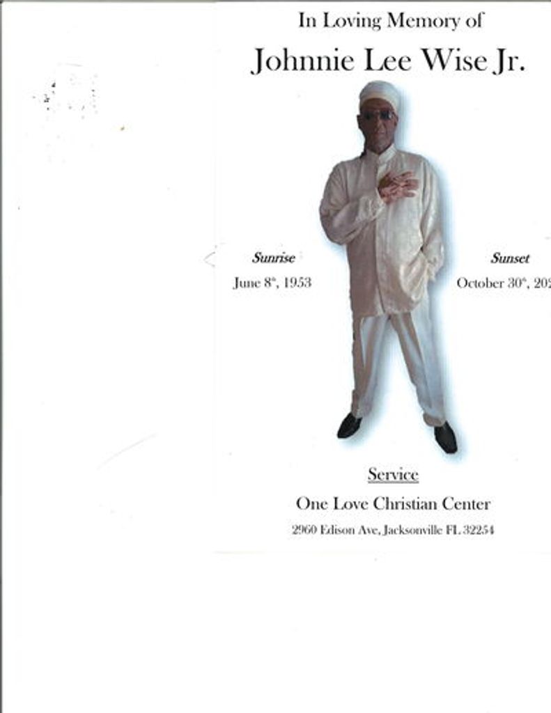 John Lee Wise, Jr Profile Photo