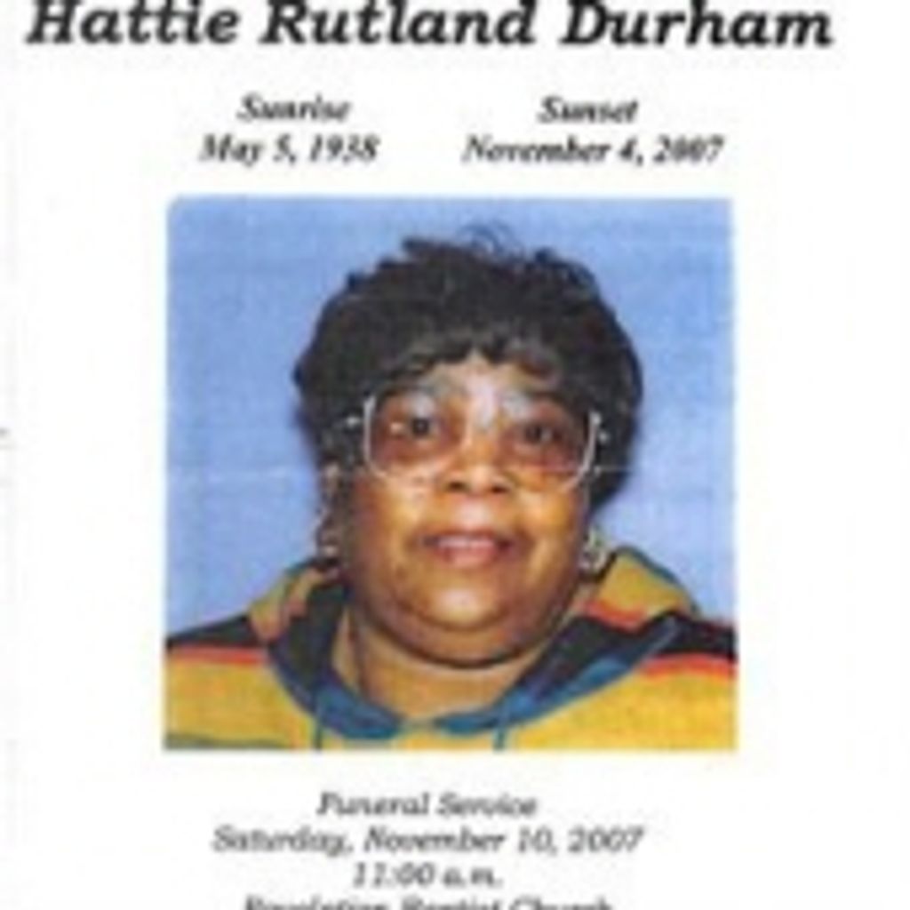 Hattie  Rutland Durham