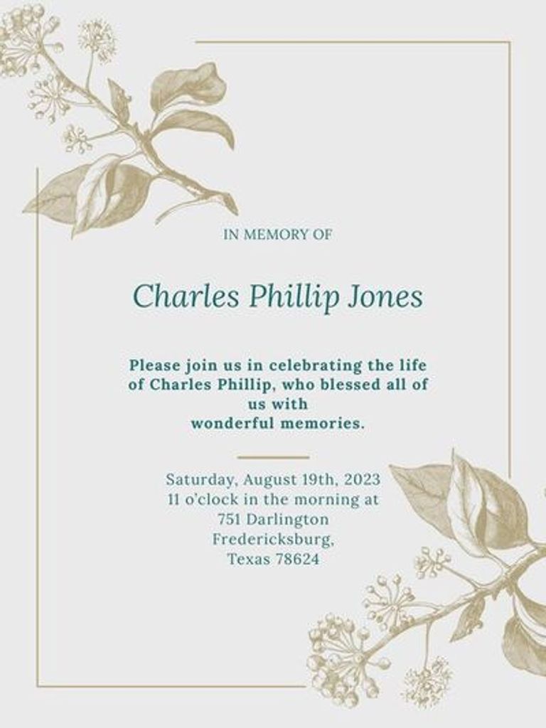 Charles Phillip Jones Profile Photo