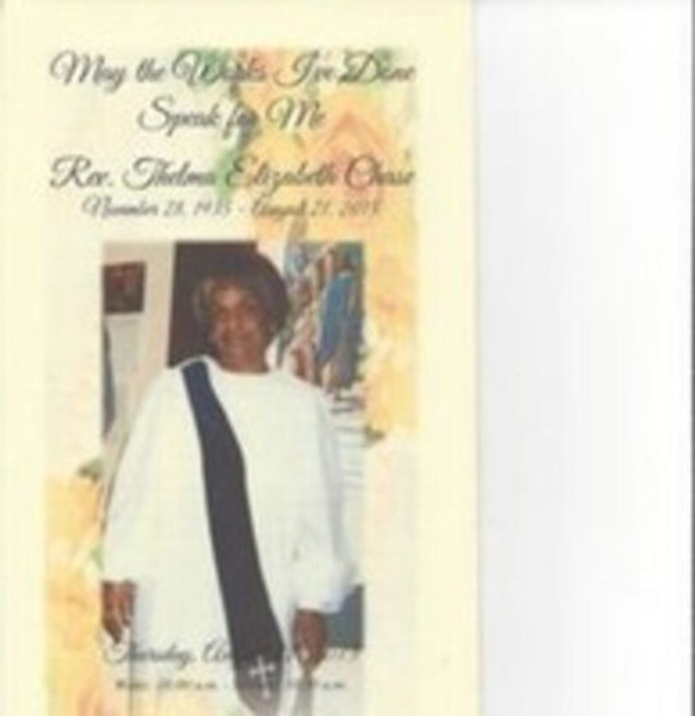 Rev. Thelma E. Chase