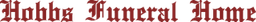 Hobbs Funeral Home Logo