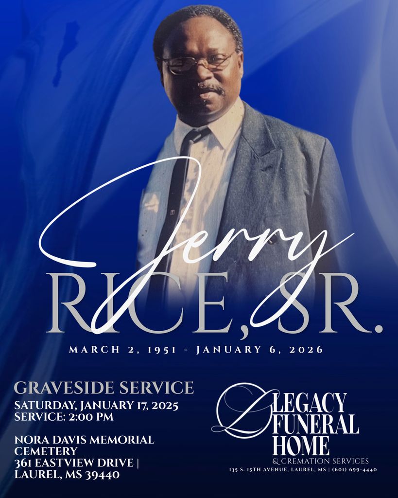 Jerry Rice Sr. Profile Photo