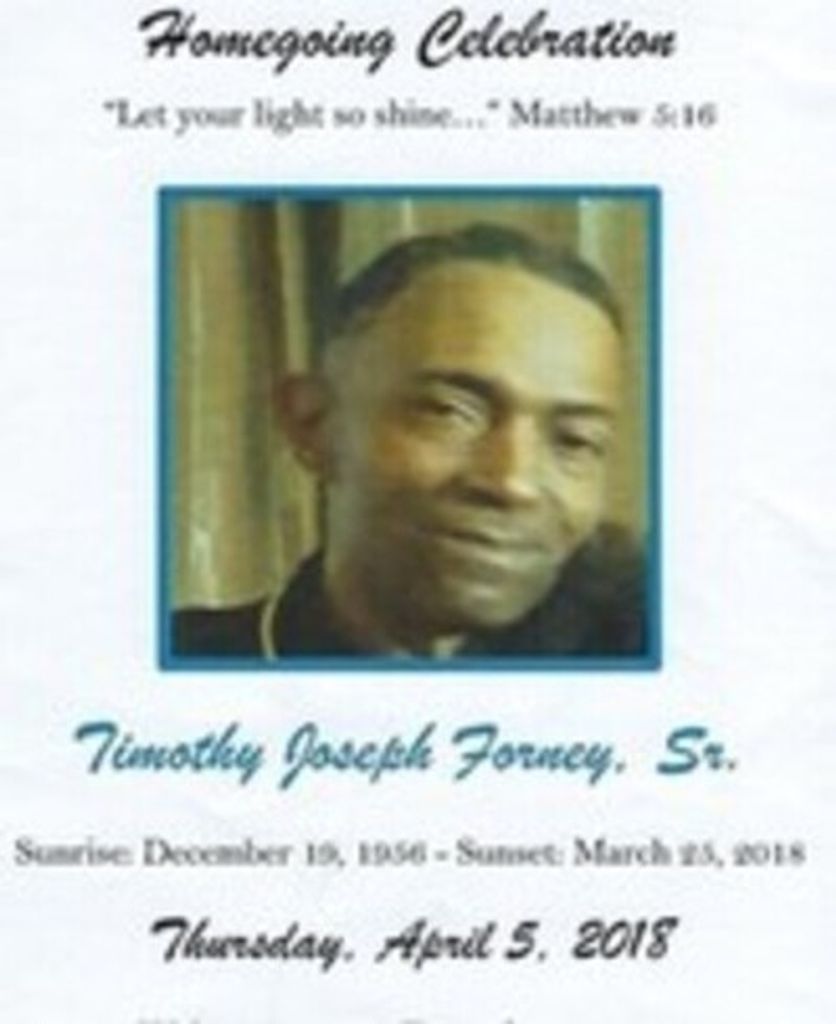 Timothy J. Forney, Sr.
