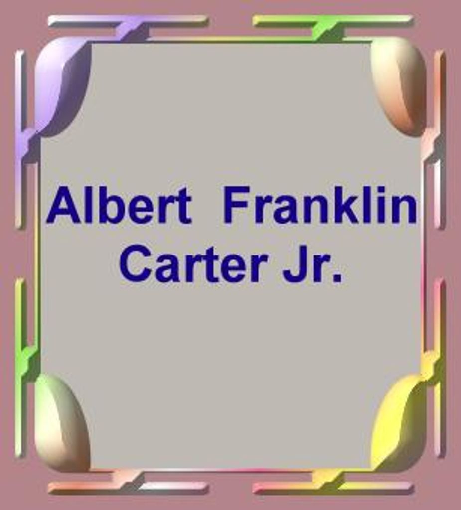 Albert Franklin Carter Jr.