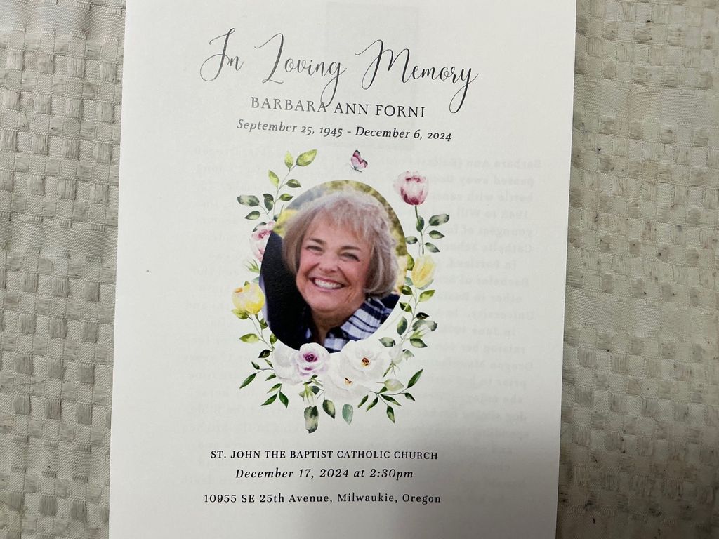 Barbara Ann Forni Profile Photo