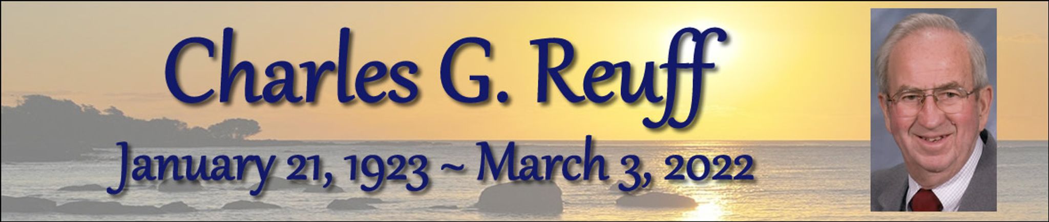 Cover photo for Charles Reuff's Obituary