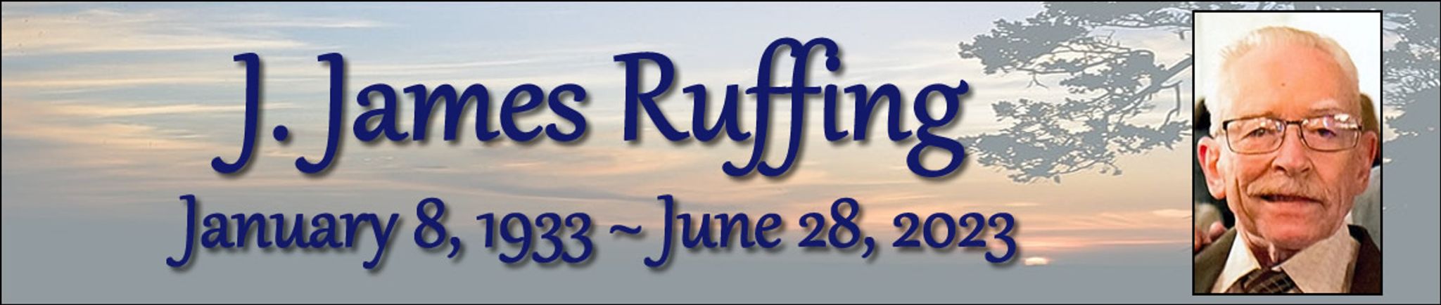 Cover photo for J. James Ruffing's Obituary
