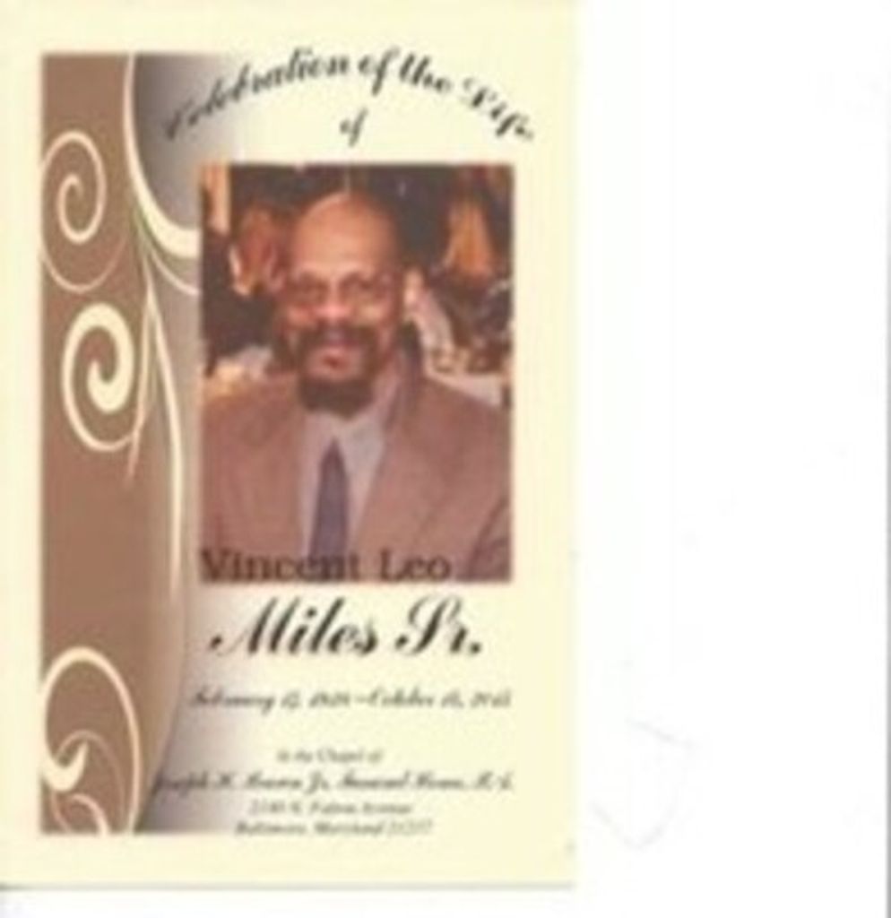 Vincent Leo Miles, Sr.