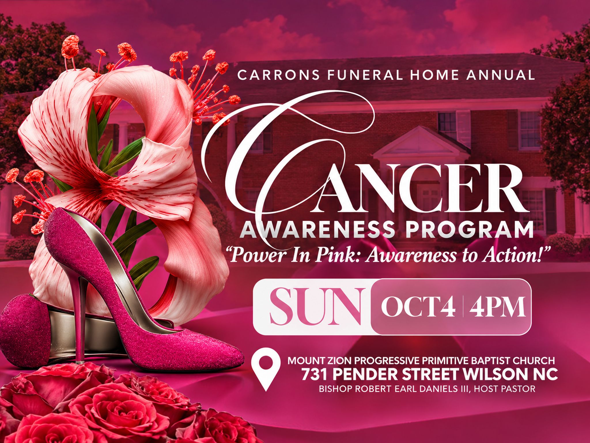Cover for Carrons Funeral Home Annual Cancer Awareness Program's Obituary