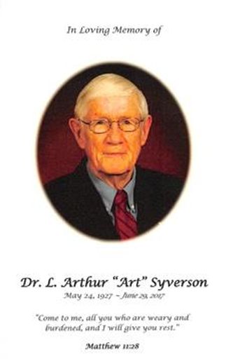 Dr. L. Arthur "Art" Syverson photo gallery thumbnail 2 of 5