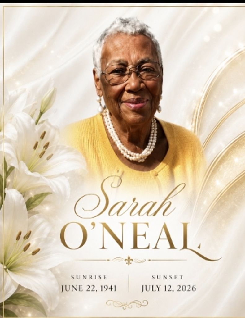 Ms. Sarah Edna O'Neal Profile Photo