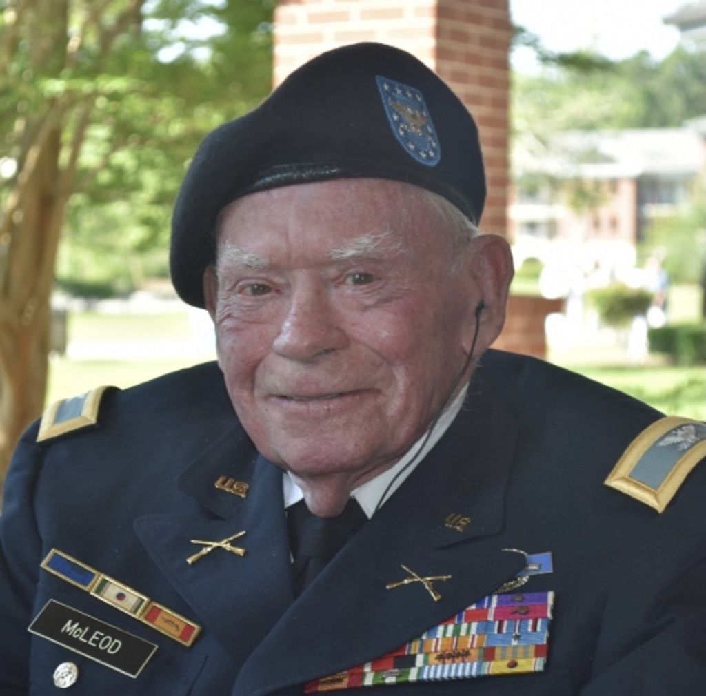 Col. Purdy B. Mcleod, Jr., Us Army (Ret.)